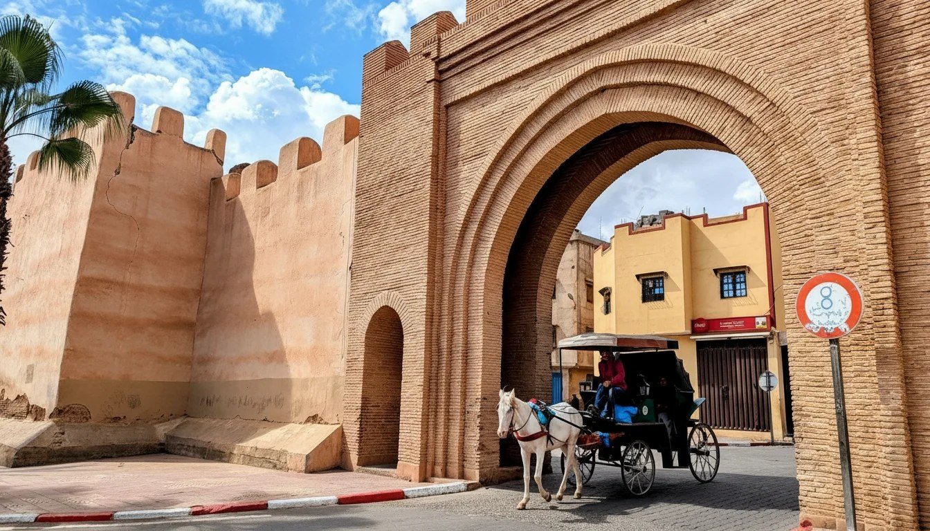 Taroudant et la palmeraie de Tiout en une journée — vue 1 du parcours proposé