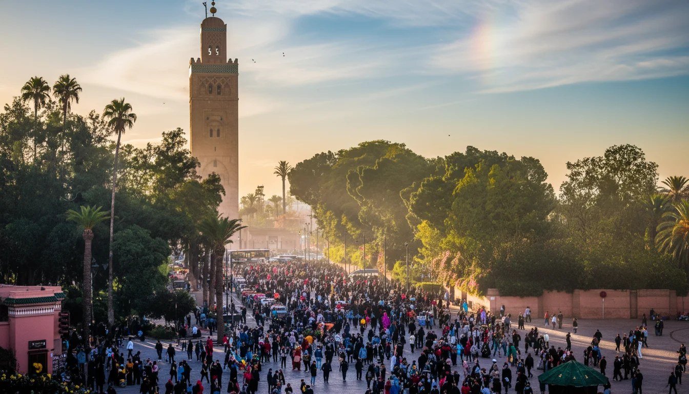 Excursion à Marrakech depuis Agadir : médina et monuments — vue 1 du parcours proposé